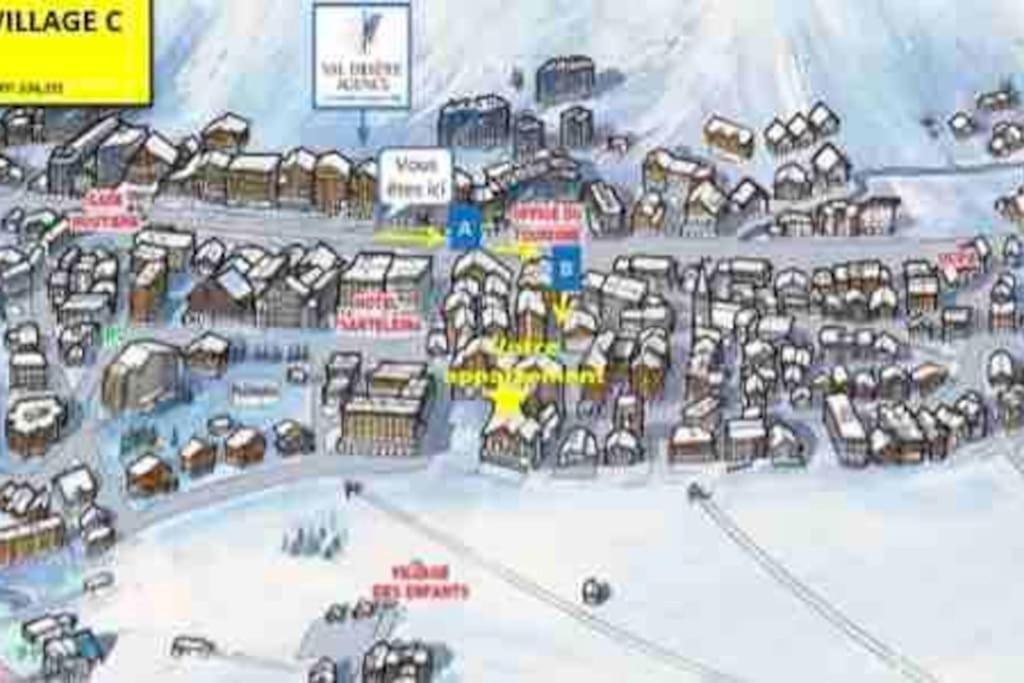 Central 3 Bedroom Chalet With Balcony Val-dʼIsère Екстериор снимка